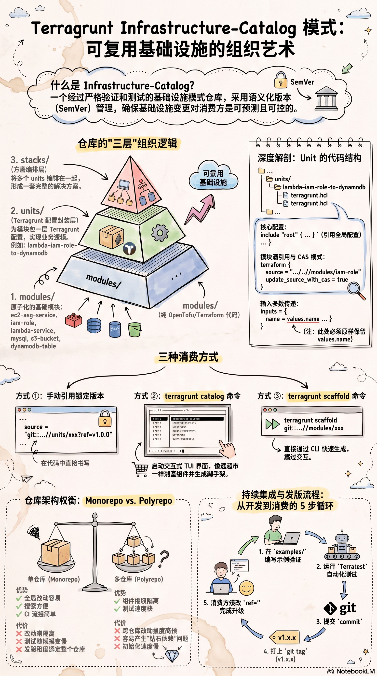 Terragrunt 的 Infrastructure-Catalog 模式:可复用基础设施怎么组织